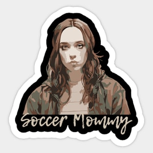 VINTAGE Soccer Mommy // INDIE FANS ART Sticker